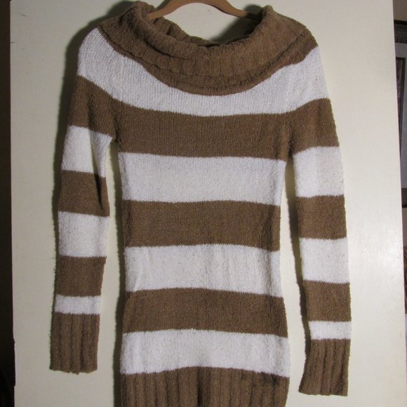 Mandee Striped Cowl neck Sweater - Picture 1 of 3